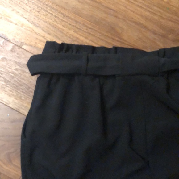 Dynamite black high waisted paper bag pants - Picture 4 of 6